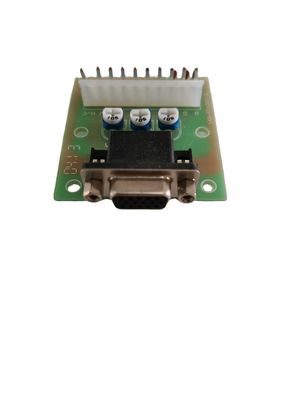 VGA RGB CGA Connector For POG POT O Gold Signal Converter أجزاء احتياطية للوحة PCB