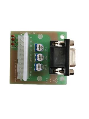 VGA RGB CGA Connector For POG POT O Gold Signal Converter أجزاء احتياطية للوحة PCB