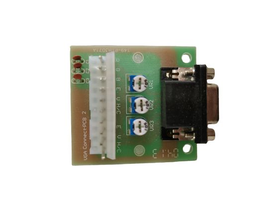 VGA RGB CGA Connector For POG POT O Gold Signal Converter أجزاء احتياطية للوحة PCB