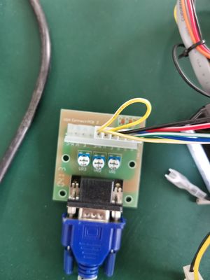 VGA RGB CGA Connector For POG POT O Gold Signal Converter أجزاء احتياطية للوحة PCB