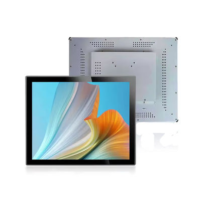 17 " 4:3 نسبة الشاشة في الهواء الطلق IP65 1000 نيتس الشاشة الملموسة المقاومة للماء الشاشة الملموسة شاشات PCAP