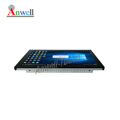 300cd/m2 15.6Inch الصناعية السعة الكل في جهاز كمبيوتر واحد شاشة لمس مع نظام التشغيل النافذة