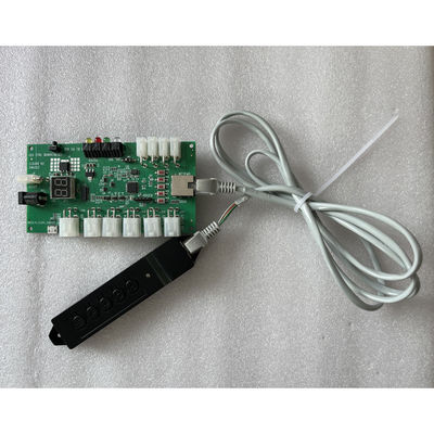 ألعاب مصابيح مدعومة ضوء جهاز تحكم زر لوحة PCB أخضر