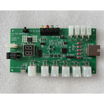 أضواء لعبة خضراء مدعومة تحكم مخصص لوحة PCB عالية الأداء