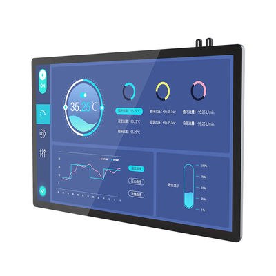 1920×1080 FHD All In One Pc Touch Screen 21.5" مقاوم للماء الأعمال الصناعية المستخدمة على الجدار