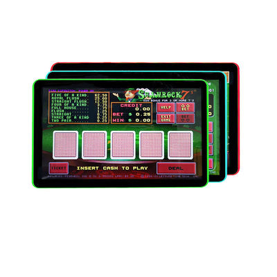 12 فولت DC Gaming PCAP شاشة لمسة 1920 X 1080 450cd / m2 السطوع متوافق مع بروتوكول 3M / ELO