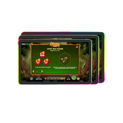 12 فولت DC Gaming PCAP شاشة لمسة 1920 X 1080 450cd / m2 السطوع متوافق مع بروتوكول 3M / ELO